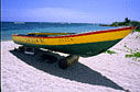 fishing boat and dog
